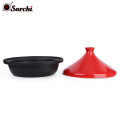 High Quality cast iron tajine with ceramic lid